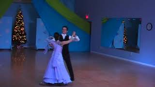 Ana & Instructor Fabio Bonini Waltz "Winter Ballroom/Latin Showcase" @ Forever Dancing Ballroom