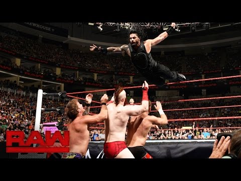 Roman Reigns vs. Sami Zayn vs. Sheamus vs. Chris Jericho – Fatal 4-Way Match: Raw, 25. Juli 2016
