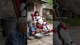 Download lagu Beautiful robot and her old husband live a reclusive life in the mountains #Robot mp3