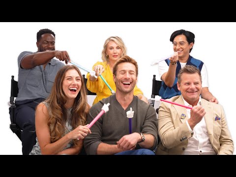 Glen Powell and the "Chad Powers" Cast Plays Who's Who