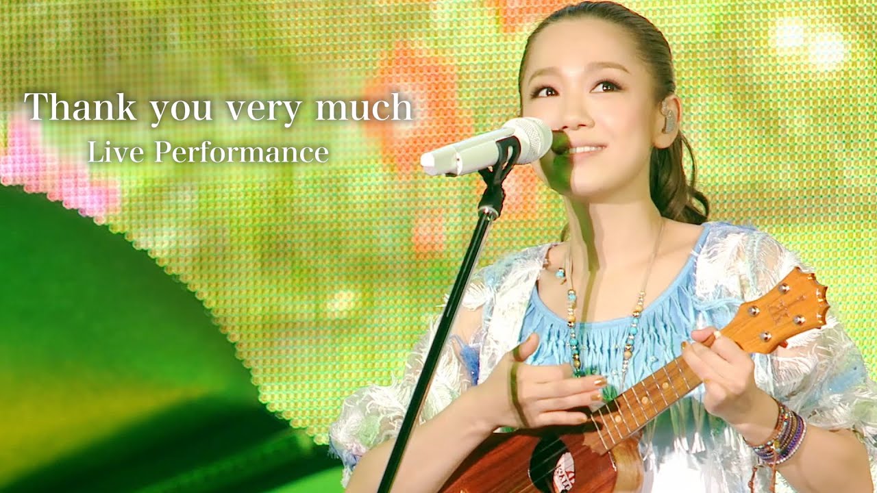 Thank you very much (Live Performance)
