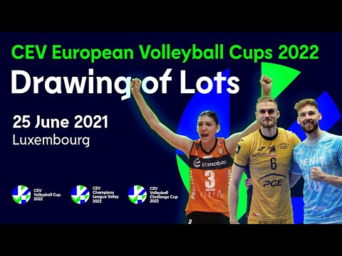 CEV European Volleyball Cups 2022 Drawing of Lots