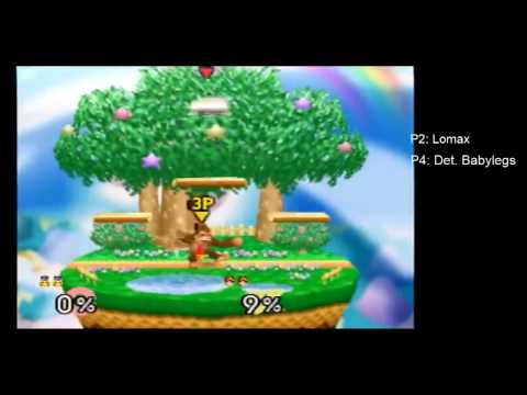 Lomax (Pikachu) vs Detective Babylegs (Donkey Kong)