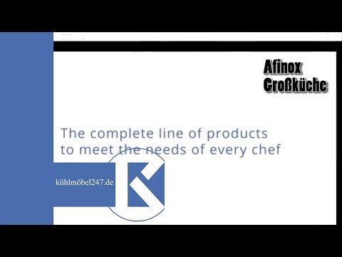 Live stream kuehlmoebel247.de Afinox Großküchen usw.
