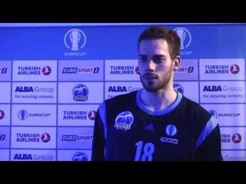 Jonas Wohlfarth-Bottermann nach dem Eurocup-Sieg gegen Saragossa