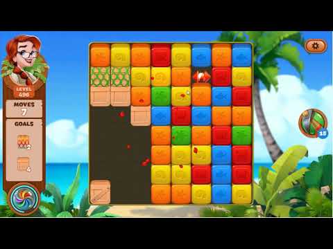 Lost Island Blast Adventure Level 496 - No Boosters