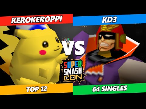 SSC 2022  - KeroKeroppi (Pikachu) Vs. KD3 (Captain Falcon) Smash 64 Tournament