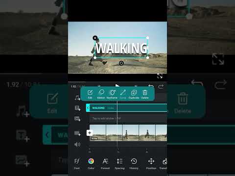 Text Reveal As You Walk  Vn Video Editor Tutorial