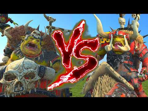Grom the Paunch VS Gorbad Ironclaw | Total War Warhammer 3