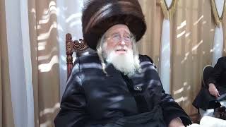 טיש יום אושפיזא דיצחק בחצה"ק ספינקא תשפ"ו