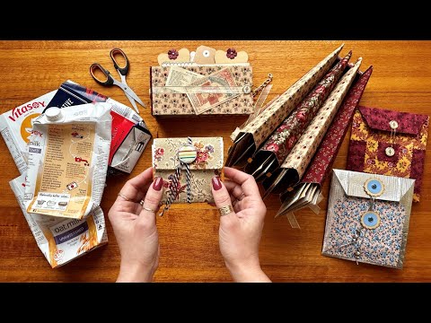 The Milk Carton Makeover ~ Various Examples