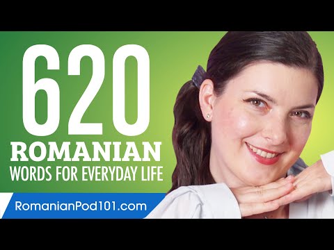 620 Romanian Words for Everyday Life - Basic Vocabulary #31