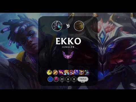 Ekko Jungle vs Ivern - EUW Master Patch 13.23