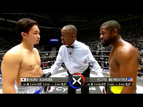 Mikuru Asakura (Japan) vs Floyd Mayweather (USA) | KNOCKOUT, BOXING fight, HD
