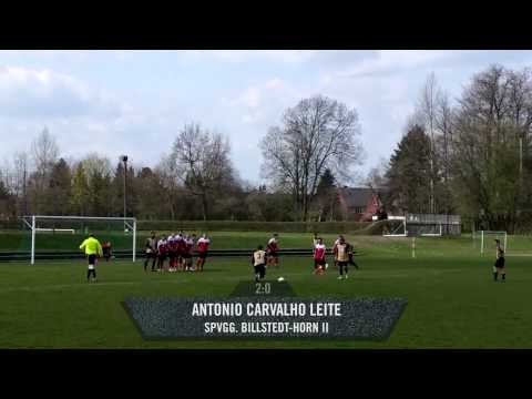 Freistoßschlenzer in den Winkel von Antonio Carvalho Leite ( SpVgg. Billstedt-Horn II) | ELBKICK.TV