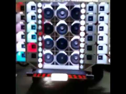 carretinha baianinho Master sound, com alto falante oz agressive 4.200 de 15 e mgx 520 de 10