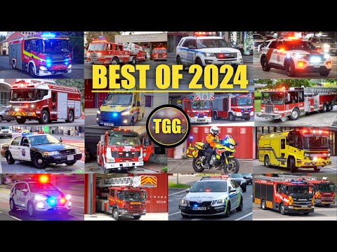 [BEST OF 2024] LIGHTS & SIRENS! | TGG Global Emergency Responses 🌎🚨