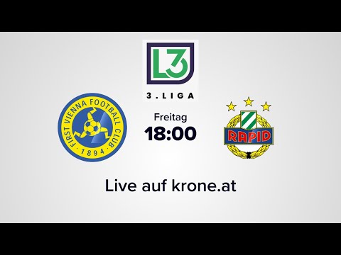 LIVE: First Vienna FC - SK Rapid Wien II