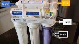 Removing Port Plugs on WECO VGRO Undersink RO Drinking Water Filter System