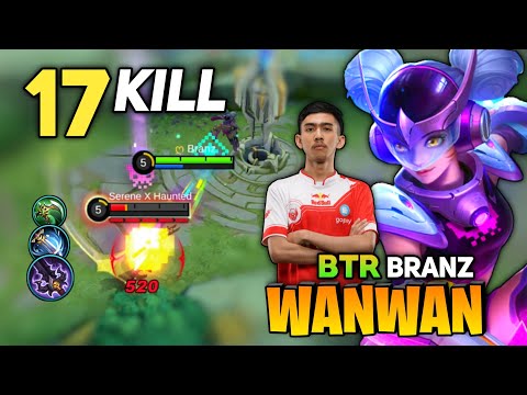 Goldlane Wanwan Full Attack Speed Build [ Top Global Wanwan Best Build ] BTR Branz - Mobile Legends