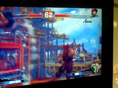 SSF4AE Akuma mirrors - Crackshoot (1P) vs Willinden (2P)