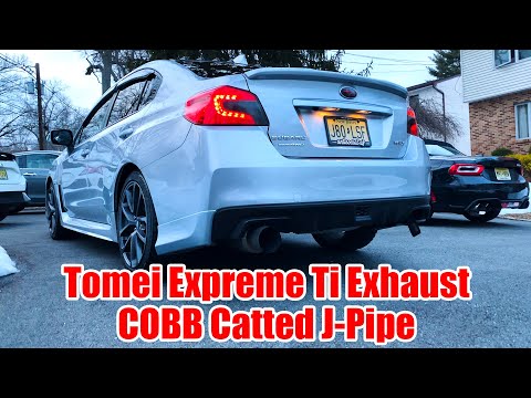 Subaru WRX Cold Start, Drive By & Revs - Tomei Expreme Ti Exhaust & COBB Catted J-Pipe