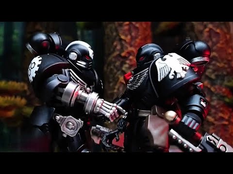 Raven Guard & Iron Hands VS Necrons【JOYTOY Warhammer 40K Stop Motion Animation】