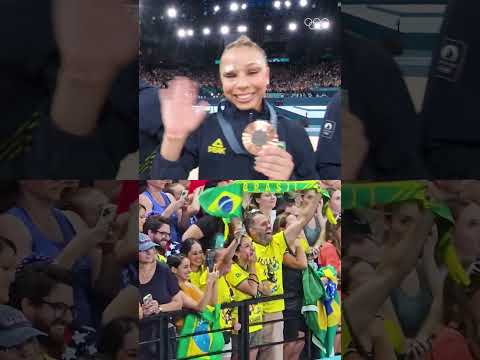 The medal's shiny... but that reaction? Priceless. 🥇😭 #Olympics