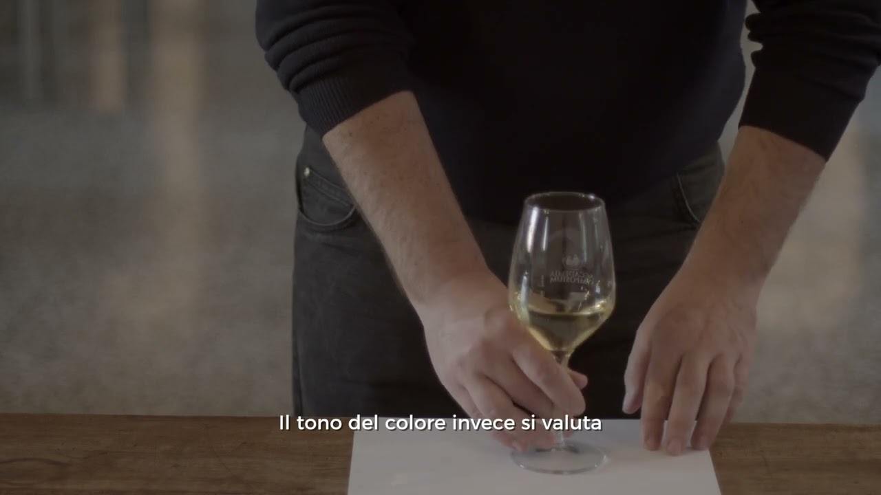 Enrico Donati, vino bianco: l'analisi visiva.