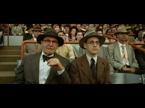 Official trailer still from '42' (2013): Jackie Robinson stepping up to the plate