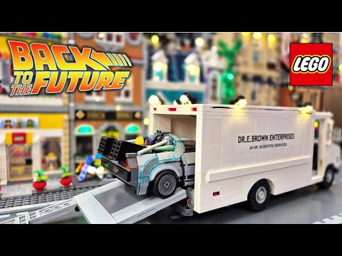 LEGO Speed Champions Back To The Future Time Machine Review!!
