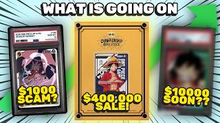 The One Piece TCG Market Just Got WEIRD… $400,000 SALE, SCAMS, AND NEXT BIG MOVES??