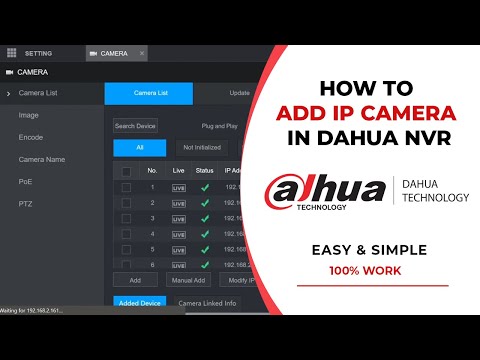 How To Add IP Camera In Dahua NVR