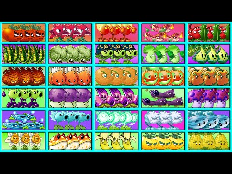 Random 30 Colorful Plants Battlez - Who Will Win? - PvZ 2 Plant vs Plant