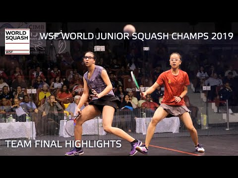 Malaysia v Egypt -  WSF World Junior Squash Teams Champs 2019 -  Final Highlights