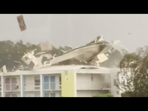 Major damage after Hurricane Isaias