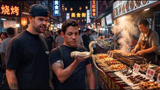 MERCADÃO DE COMIDA DE RUA NA CHINA! 🍢
