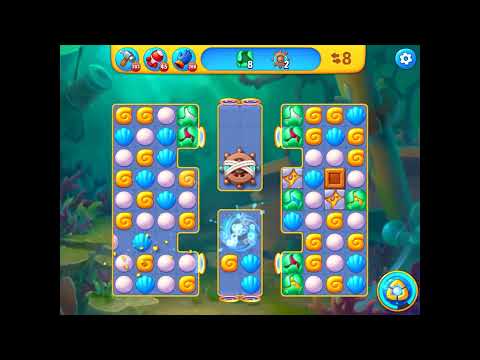 Fishdom level 6496 no boosters フィッシュダム ノーマル [Friend's]