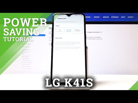 How to Enable Battery Saver in LG K41s – Battery Saving Mode