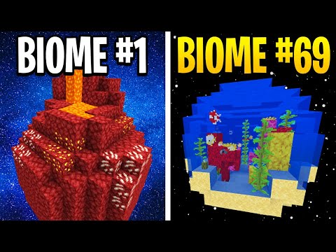 I Collected EVERY BIOME in Minecraft Hardcore!