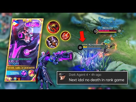 NO DEATH CHALLENGE ROGER | ROGER BEST BUILD 2022 | MLBB