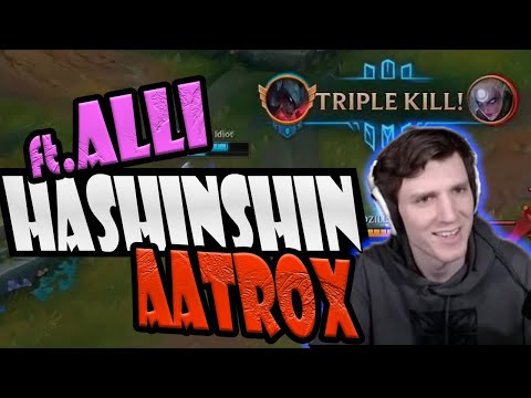 HASHINSHIN: ALLI YOU ARE OVERTHINKING IT | AATROX FAST GAME | SUPERTOP HASHINSHIN STREAM HIGHLIGHTS