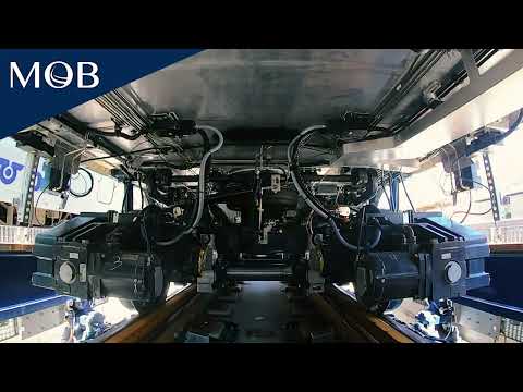 GoldenPass Express train bogies change gauge