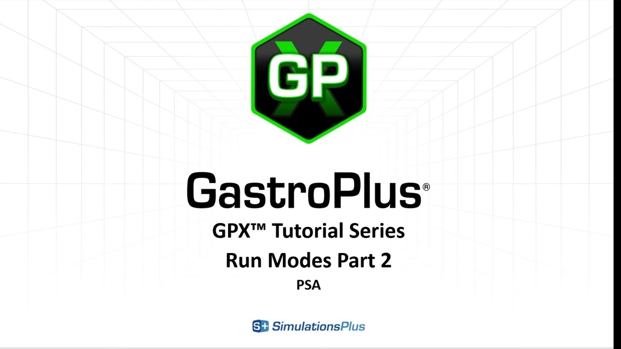 GPX™ Tutorial Series: GastroPlus X Run Modes Parameter Sensitivity Analysis (PSA)