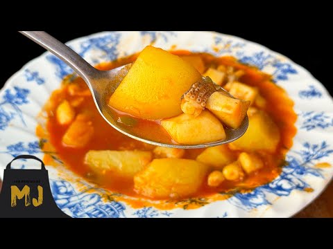 Papas con choco, un clásico andaluz