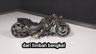 Download lagu membuat miniatur motor aneh dari onderdil bekas mp3