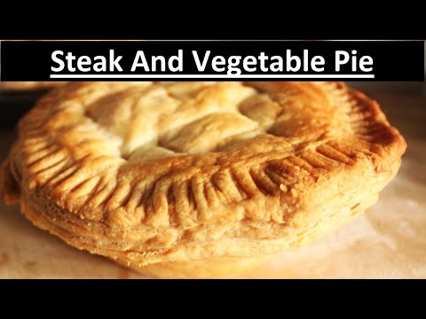 Steak And Vegetable Pie | Winter Comfort Food |