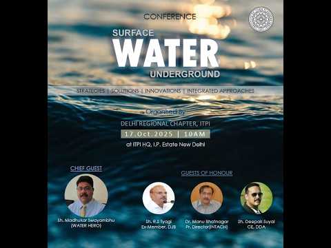 On 17th October, 2025, Institute of Town Planners India (ITPI), Delhi Regional Chapter (DRC), New Delhi, invited a national conference and paper...