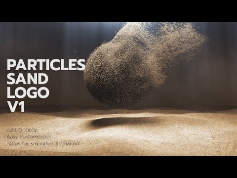 Particles Sand Logo V1 After Effects Templates
