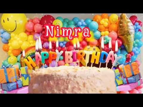 Nimra birthday song / happy birthday to you / birthday wishes 🎁